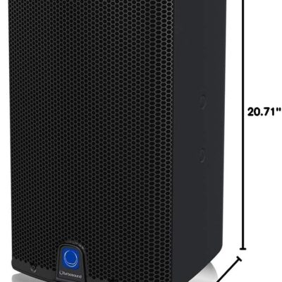 Turbosound iQ10 2500 Watt 2 Way 10 Powered Loudspeaker with Klark Teknik DSP Technology, Speaker Modelling and ULTRANET Networking