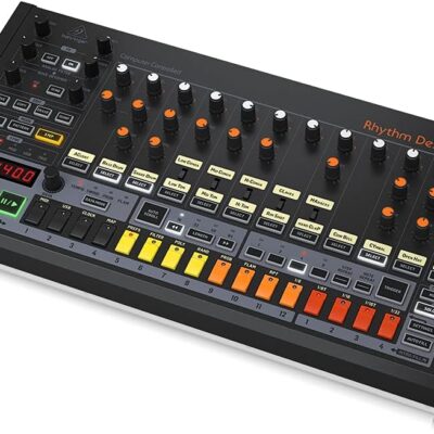 Behringer RHYTHM DESIGNER RD-8 Classic Analog Drum Machine with 16 Drum Sounds, 64 Step Sequencer, Wave Designer and Dual-Mode Filter