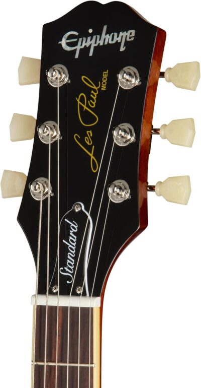 Epiphone Inspired by Gibson Les Paul Standard 50s Figured, Washed Cherry Sunburst with Bag