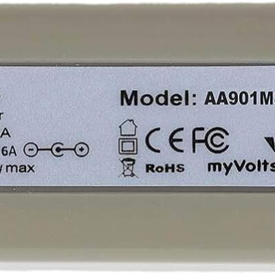 myVolts Ripcord USB to 15V DC Power Cable Compatible with Make Noise Strega Synth