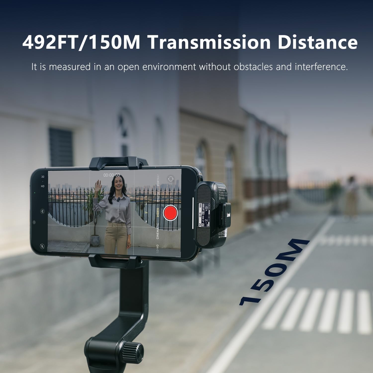 Saramonic BLINK500B2+ Wireless Lavalier Microphone for iPhone/Camera/Android, Detail-Rich Audio, 40h Battery Life, Clip on Wireless Lapel Mic for Live Streaming Video Conference Recording