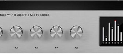 61njBIhozL. AC SL1500 Antelope Audio Discrete 8 Synergy Core Thunderbolt & USB Audio Interface – Multichannel Rackmount Microphone Preamp Recording for Vocals, Streaming Studio Audio Interface w/FPGA + DSP FX Processing