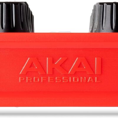 Akai Professional LPD8 – USB MIDI Controller with 8 Responsive RGB MPC Drum Pads for Mac and PC, 8 Assignable Knobs and Music Production Software