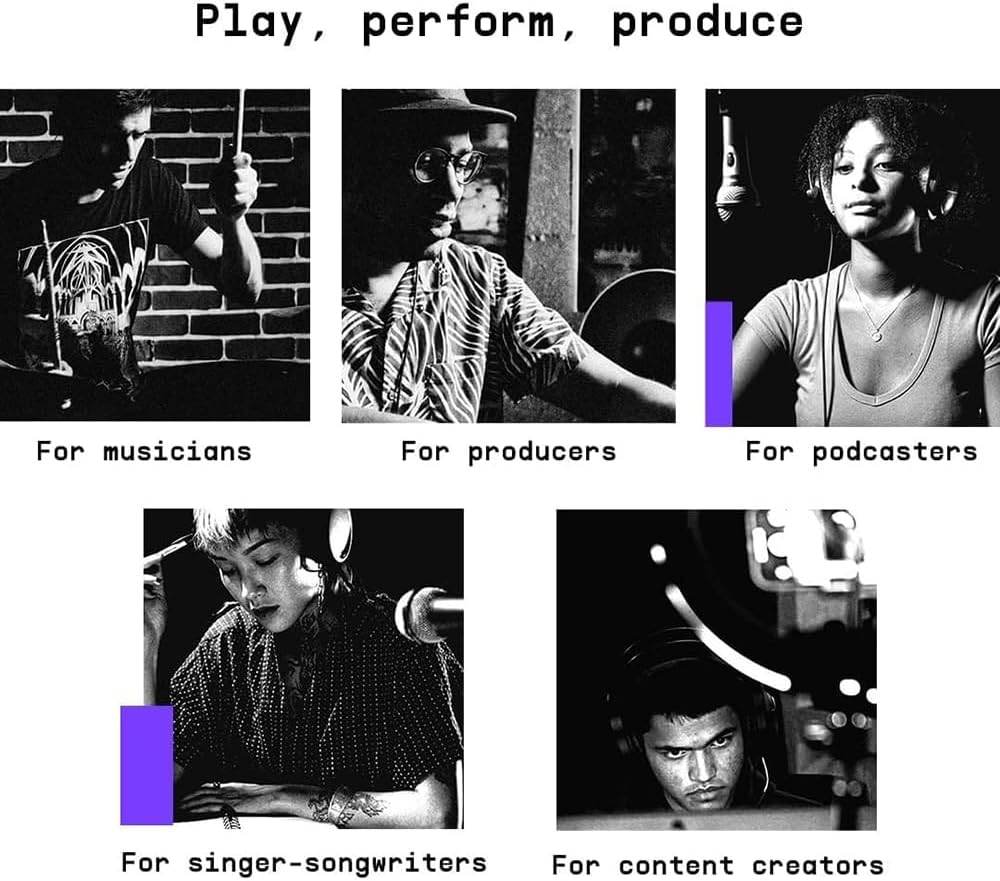 Arturia 800123 MiniFuse 4 USB-C Audio Interface, Champagne Bundle with 2 YR CPS Enhanced Protection Pack and 4x OnStage 25ft XLR Cable