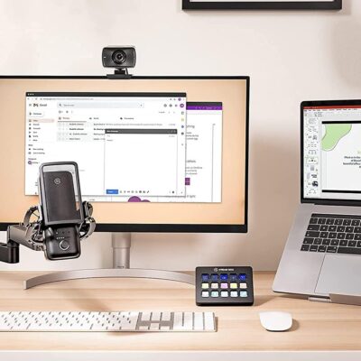 Elgato Wave Mic Arm LP – Premium Low Profile Microphone Arm with Cable Management Channels, Desk Clamp, Versatile Mounting, and Fully Adjustable – For Podcasting, Streaming, Gaming, and Home Office