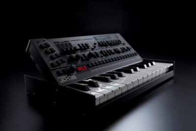 Roland JD-08 Sound Module Programmable Synthesizer Bundle with MIDI Cable, Headphones, and Austin Bazaar Polishing Cloth