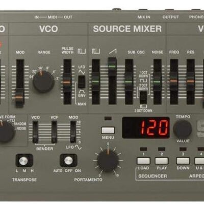 Roland SH-01A Synthesizer with Analog Circuit Behavior And Built-in Sequencer