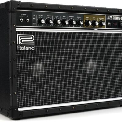 Roland JC-40 Jazz Chorus | Compact Guitar Amp | Iconic JC Clean Tone | Signature Dimensional Space Chorus Effect | Powerful 40-Watt Stereo Amp | Dual 10 Speakers | Enhances Pedals, Multi-FX & More