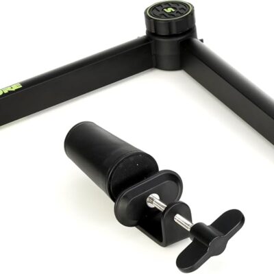 Shure MV7+ Podcast Dynamic Microphone with Articulating Desktop Boom Arm. OBS Certified, Enhanced Audio, LED Touch Panel, USB-C & XLR Outputs, Auto Level Mode, Digital Pop Filter, Reverb -Black