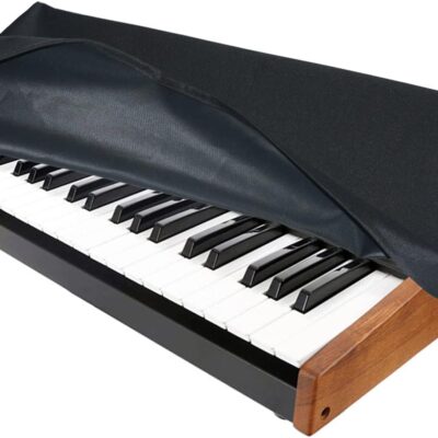 Premium Dust Cover for MOOG SUB 37, Subsequent 37, Little Phatty, Stage II – Water Resistant, Antistatic Synthesizer Protector by DigitalDeckCovers – Heavy Duty Black Fabric Cover