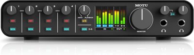 MOTU M6 6×4 USB-C Audio Interface with Studio-Quality Sound