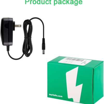 61toyTmyDpS. AC SL1500 1774312000 7924 MyVolts 15V Power Supply Adaptor Compatible with Make Noise 0-Coast Synth – US Plug – with Extension and Inline Switch