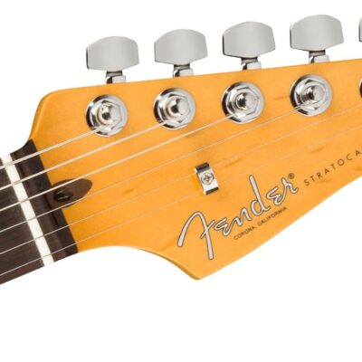 Fender American Professional II Stratocaster – 3-Color Sunburst Bundle with Case, Strap, Cable, and Guitar Cleaning Kit