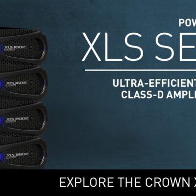 61ujCzZUEWL. SL1500 Crown XLS1002 2-Channel Class D DriveCore Professional Power Amplifier with DSP, Band Pass Filters & Peakx Limiters. XLR/RCA Inputs, 350W at 4 Ohm, PureBand Crossover System. Black