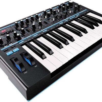 61ujTaTFnlL. AC SL1000 Novation Bass Station II Monophonic Analog Synthesizer with Sustain Pedal (Piano-Style) & 10 MIDI Cable Bundle