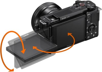 Sony Alpha ZV-E10 – APS-C Interchangeable Lens Mirrorless Vlog Camera – Black