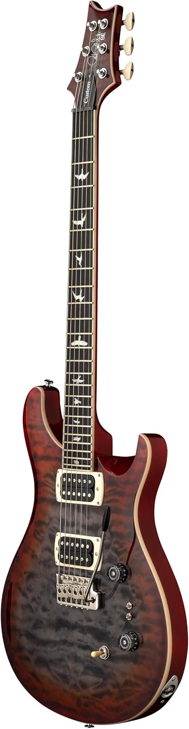 61vMQf1jnHL. AC SL1500 PRS SE Custom 24-08 Quilt, Charcoal Cherry Burst