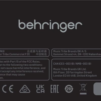 Behringer RHYTHM DESIGNER RD-8 Classic Analog Drum Machine with 16 Drum Sounds, 64 Step Sequencer, Wave Designer and Dual-Mode Filter