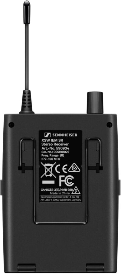 Sennheiser XSW-IEM Wireless In-ear monitor System A Band,Black