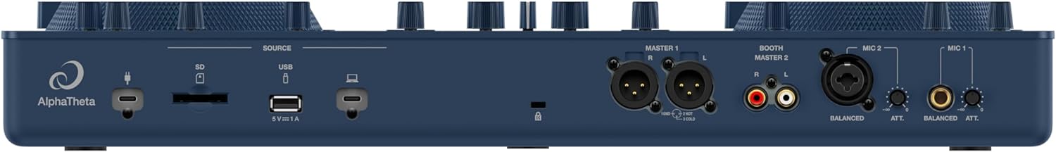 AlphaTheta OMNIS-Duo Portable All-in-One Battery Powered DJ Controller