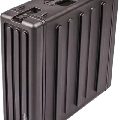 61x4PTgKHqL. AC SL1500 SKB 3U Roto Rack Case – Durable Polyethylene Gear Protector, Stackable, Waterproof with Twist Latches & Rubber Feet for Musicians, Black