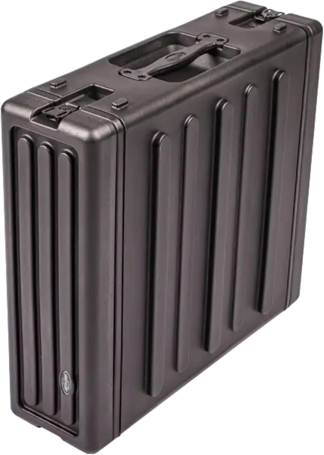 SKB 3U Roto Rack Case – Durable Polyethylene Gear Protector, Stackable, Waterproof with Twist Latches & Rubber Feet for Musicians, Black