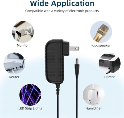 AC Adapter Compatible with Chase Bliss Audio Thermae Analog Delay Pedal Charger Power Supply