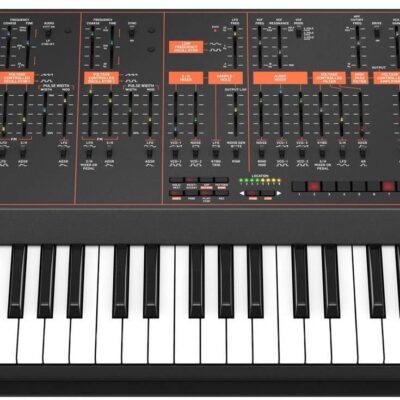 Behringer ODYSSEY Analog Synthesizer with 37 Full-Size Keys, Dual VCOs, 3-Way Multi-Mode VCFs, 32-Step Sequencer, Arpeggiator and Klark Teknik FX
