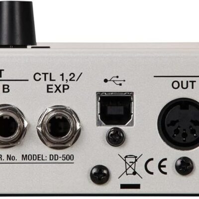 Boss DD-500 Digital Delay Bundle with Gearlux Instrument Cable, Patch Cable, and Picks