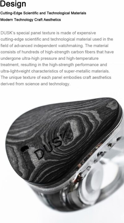 Moondrop x Crinacle Dusk IEMs 2DD+2BA+2Planar Earphones with 0.78 2 Pin 3.5mm/USB-C Plug