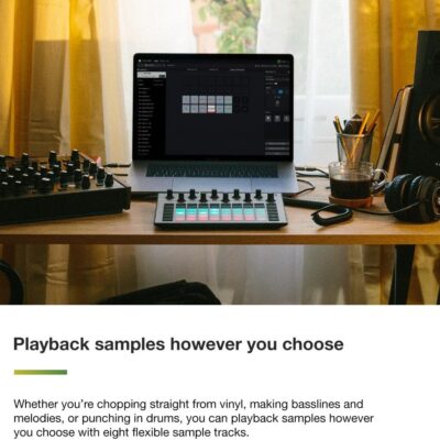 Novation Circuit Rhythm: Sampler and groovebox with eight sample tracks for making and performing beats