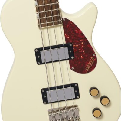 Gretsch Streamliner Jet Club Single-cut Electric Bass Guitar – Vintage White