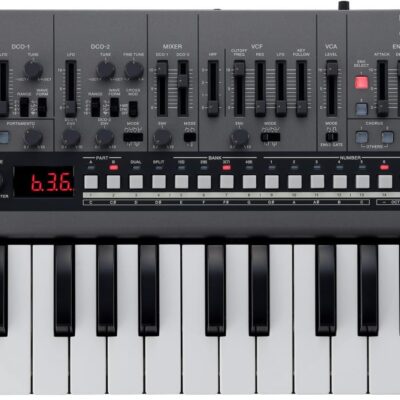 Roland JX-08 Tabletop Sound Module Boutique Synthesizer – Compact, Lightweight, Portable, Onboard Speakers and Battery Operation