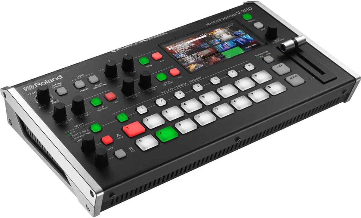 Roland V-8HD STR HD Video Switcher with UVC-01