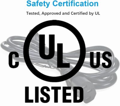 61zw9WJhJ7L. AC SL1500 Replacement 5ft UL AC Power Cord Compatible with Stanton STR8-150 M2 ST.150 M2 T.62 M2 DJ Turntable PSU