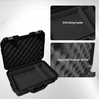 Hard Case for Elektron Digitakt II/Digitone II/Syntakt 12/ Analog Heat MKII Hard Shell Carrying Storage Case Equipped with Comfort Handle with Customizable Foam