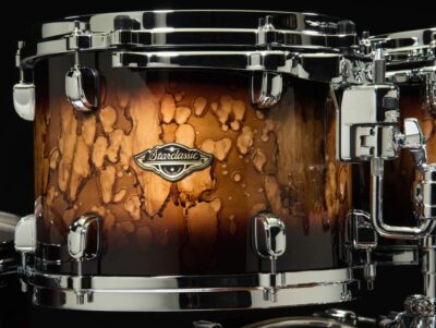 71 QW8EcqZL. AC SL1331 Tama Starclassic Walnut Birch Lacquer 4-Piece Shell Pack – Molten Brown Burst