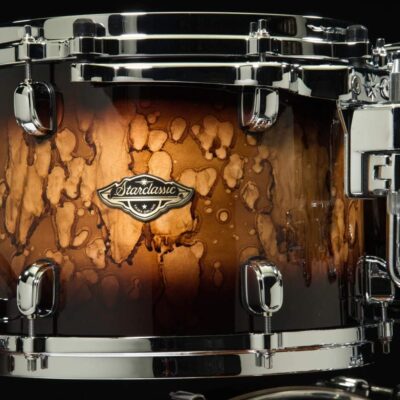 71 QW8EcqZL. AC SL1331 Tama Starclassic Walnut Birch Lacquer 4-Piece Shell Pack – Molten Brown Burst