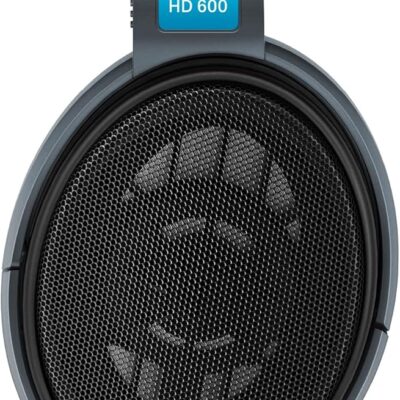 Sennheiser HD 600 – Audiophile Open-Back Dynamic Wired Headphones Over Ear with Natural Soundstage and Premium Comfort for Music Lovers, Open Metal Earpiece Covers, Black