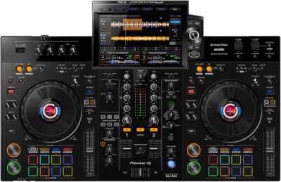 Pioneer DJ XDJ-RX3 2-Channel Performance All-in-One DJ System – Black Bundle with Case, Headphones, Cable and Austin Bazaar Polishing Cloth