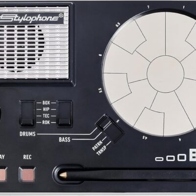 Stylophone Beat – Compact Stylus Drum Machine | 4 Drum Kits & 4 Bass Sounds | Rhythm Machine Beat Maker | Drum Loop Machine