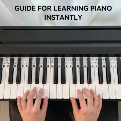 710tsjzQbaL. AC SL1500 1773868188 5539 Piano Notes Guide for Beginner, Removable Piano Keyboard Note Labels for Learning, 88-Key Full Size, Made of Silicone, No Need Stickers, Reusable and Comes with Box (Classic BlackοΌ