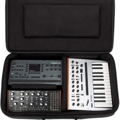 Analog Cases 37-Key Keyboard Travel Bag – Fits Akai MPC Key 37 / Sequential Take 5 / Oberheim TEO-5 / Behringer VC340 / Roland Jupiter XM & JD-XI/Virus TI2 / Modal Argon8 & Cobalt8