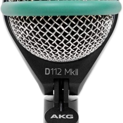 Audiosavings Bundle (1) AKG D112 MKII Kick Drum Bass Guitar Microphone Mic for Church Sound Systems (Items 1)