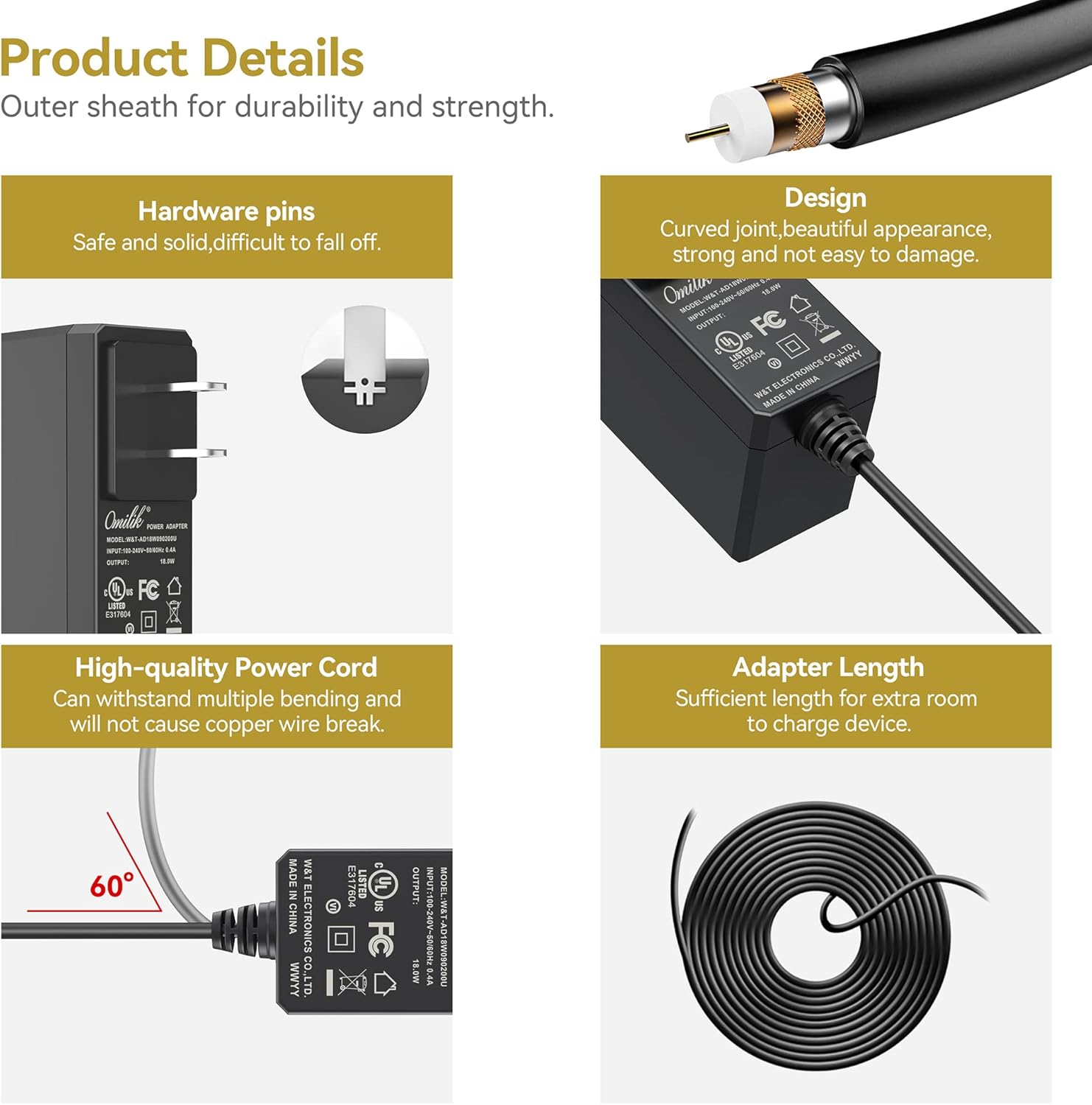 UL 12V 1.5A AC Adapter Charger for Ableton Push 2 DAW Controller Replacement Power Cord Charger