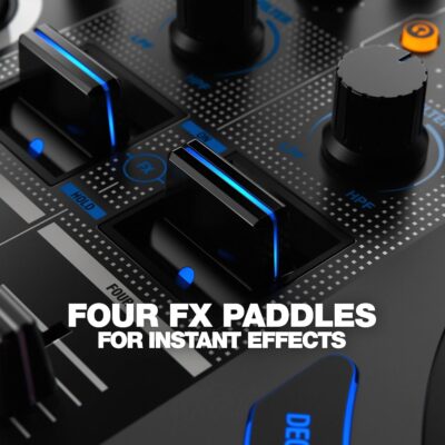 Reloop Mixon 8 Pro 4-Channel DJ Controller, Black