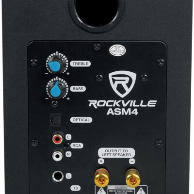 Novation Circuit Rhythm Bundle: Beatmaking Sampler Groovebox Drum Machine Sequencer, ASM4 Pair 4 in Pro Studio Monitor Computer Speakers, Bluetooth, Optical Input, 2-items