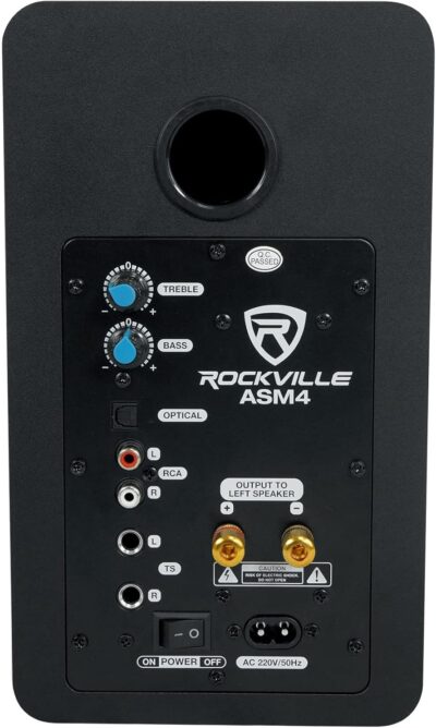 Novation Circuit Rhythm Bundle: Beatmaking Sampler Groovebox Drum Machine Sequencer, ASM4 Pair 4 in Pro Studio Monitor Computer Speakers, Bluetooth, Optical Input, 2-items