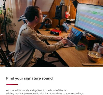 Focusrite Scarlett 4i4 4th Gen USB Audio Interface, for Musicians, Songwriters, Guitarists, Content Creators — High-Fidelity, Studio Quality Recording, and All the Software You Need to Record