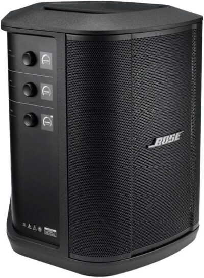 712HuX1inrL. AC SL1200 1774242834 2438 Bose S1 Pro+ Portable Wireless PA System with Bluetooth, Black, Bundle with 1/4 Wireless Instrument Transmitter, XLR Wireless Mic/Line Transmitter & 15 H&A Value